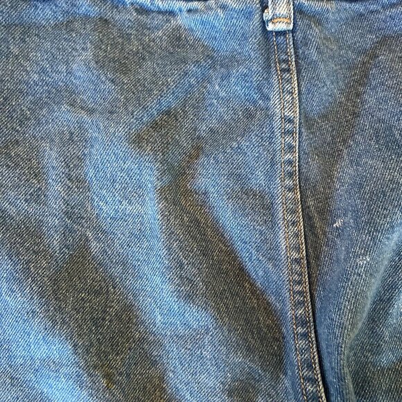 Vintage Calvin Klein Pleated Ultra High Rise Balloon Denim Jeans USA 6 - Picture 9 of 11